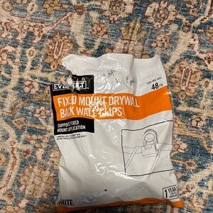 42 Everbilt Fixed Mount Drywall Back Wall Clips